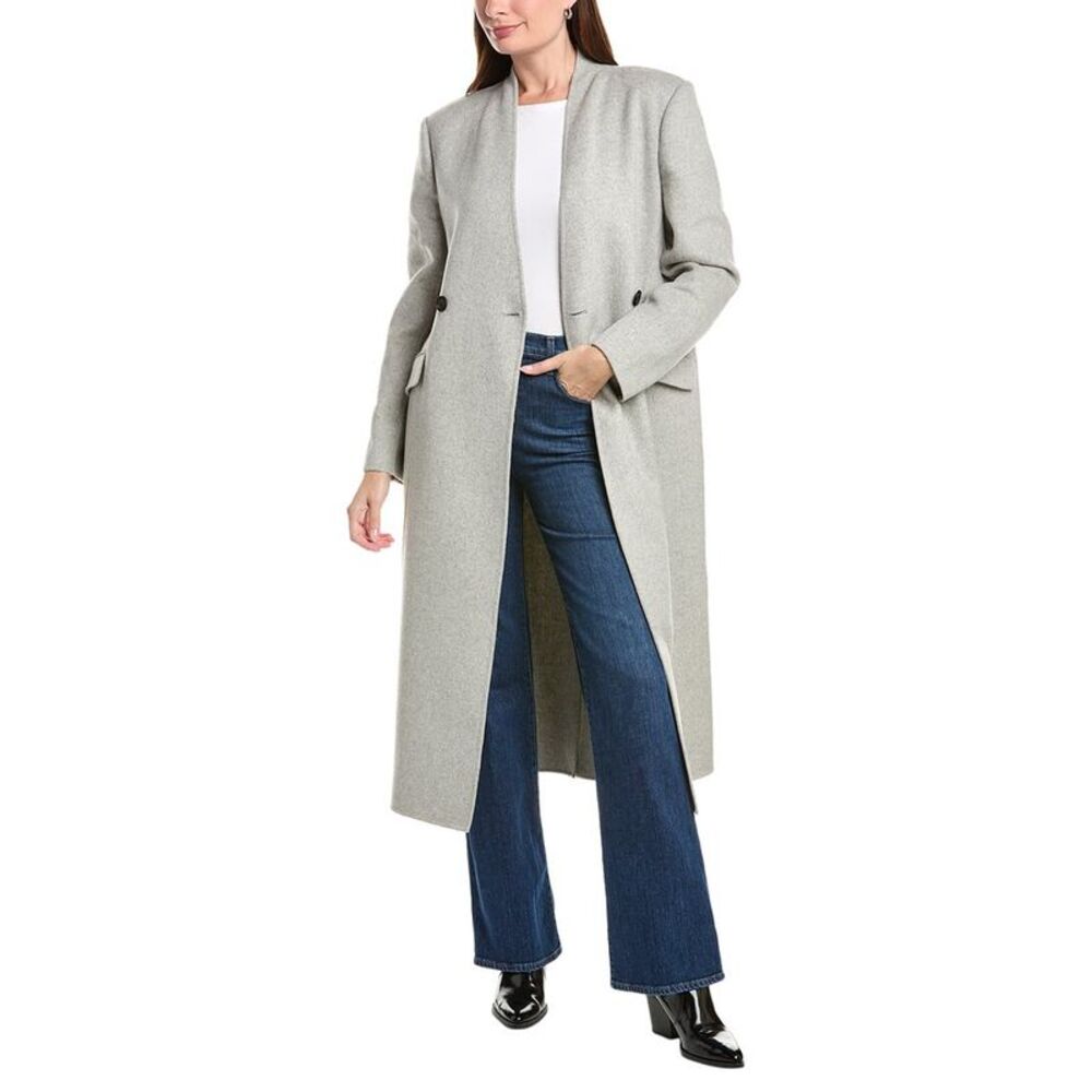 Lamarque Womens Double Face Wool-Blend Coat